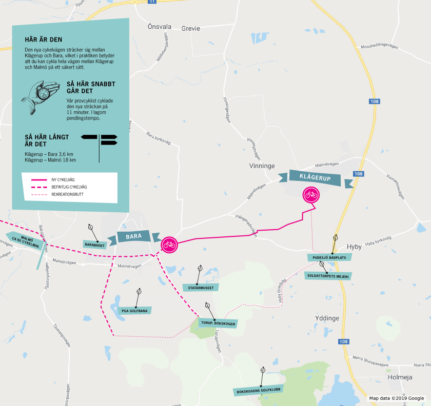 Cykelvägar - Svedala kommun
