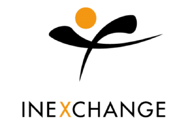 Logotyp InExchange. Illustration.
